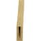 Ekena Millwork 3-inch W x 16-inch D x 22-inch H Traditional Rough Cedar Woodgrain TimberThane Knee Brace, Primed BRCUR03X16X22TRARCPR - alternate 6